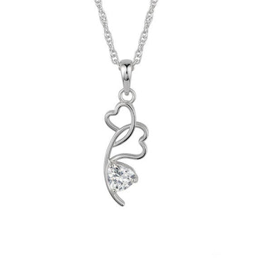 Intertwined Hearts Romance Pendant