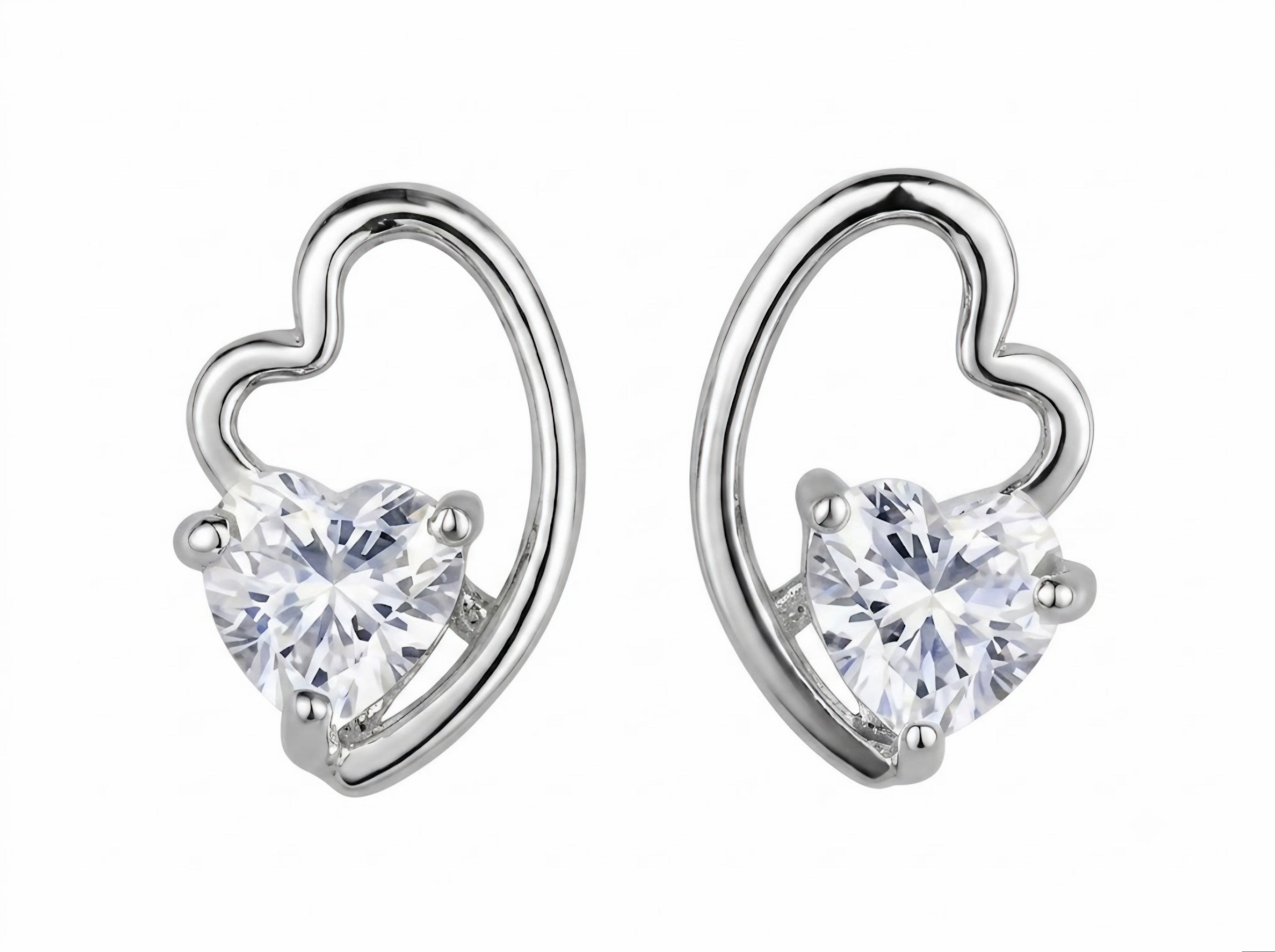 Intertwined Hearts Romance Earrings