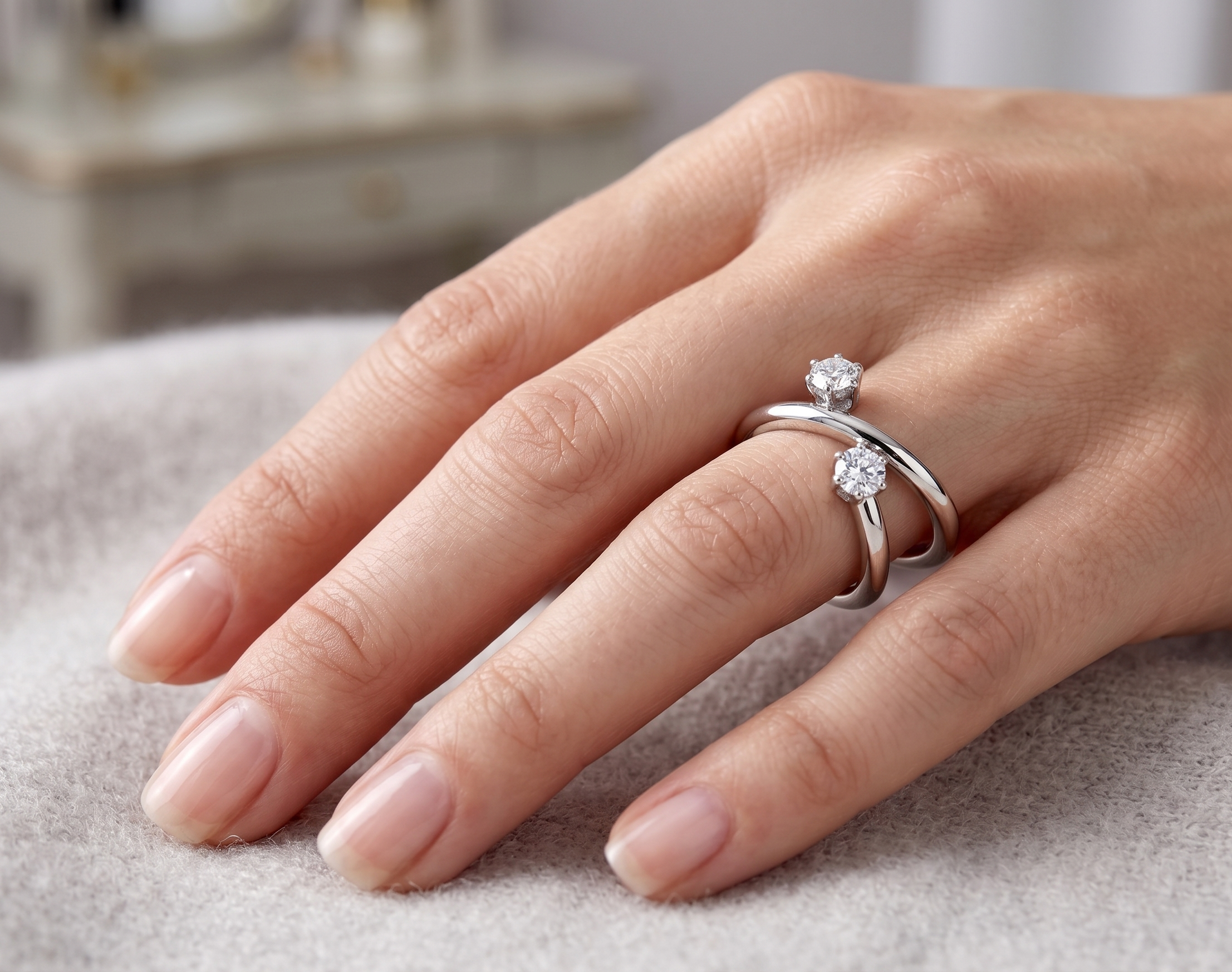 Silver Round Nexus Ring