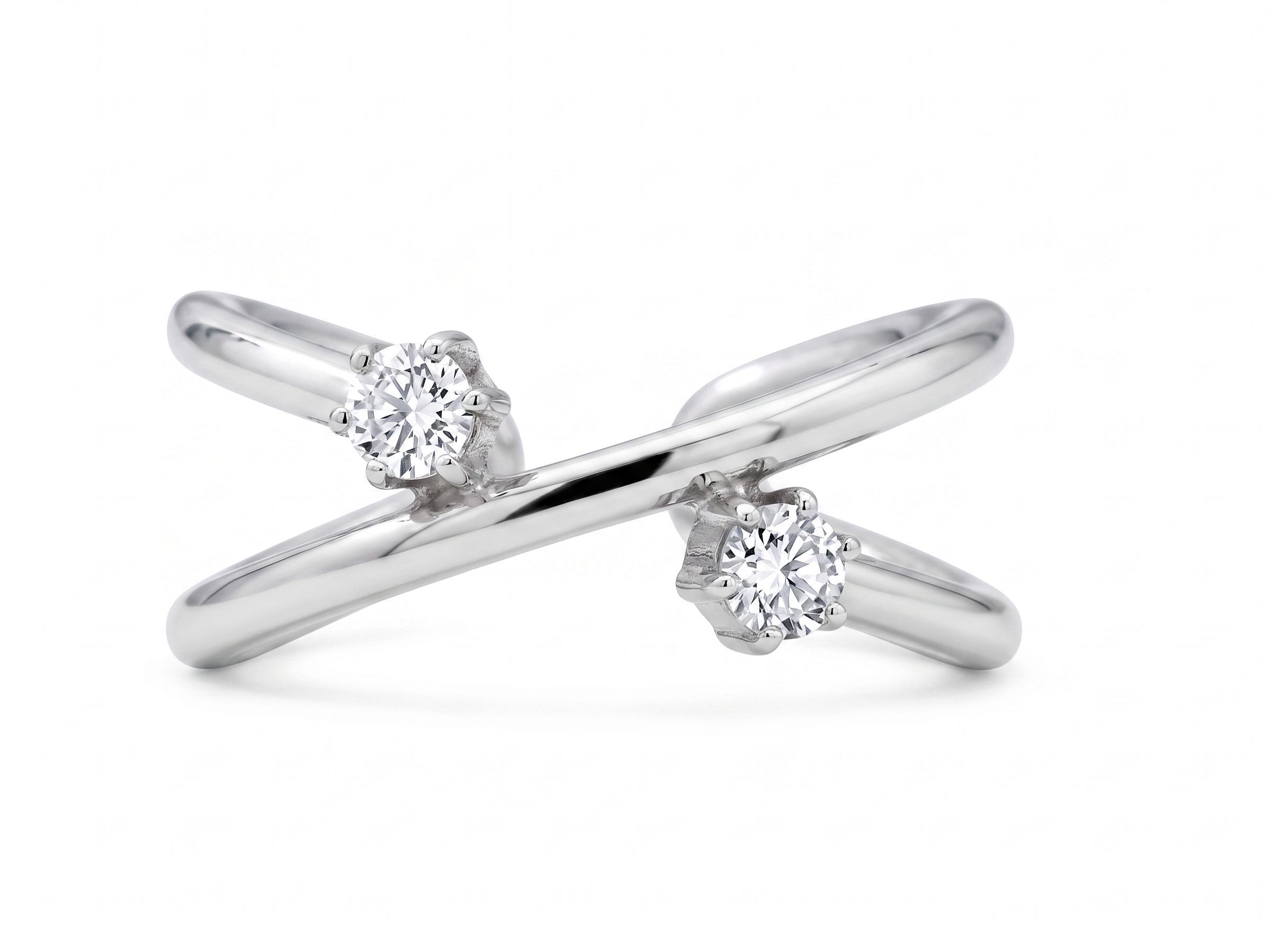 Silver Round Nexus Ring