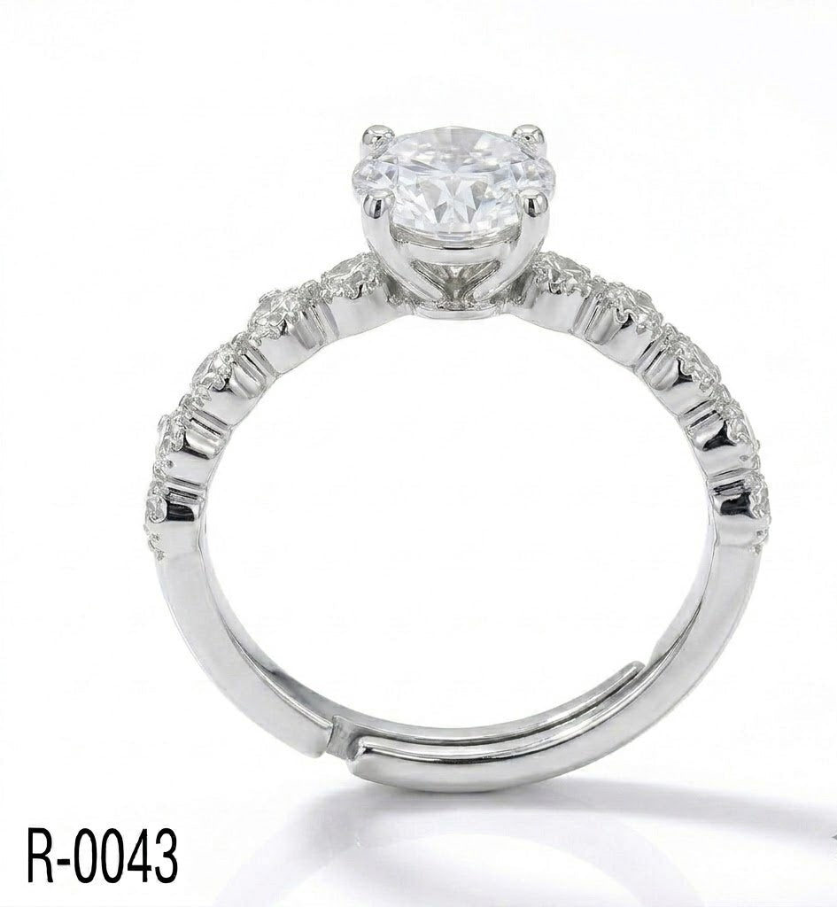 Silver Round Rhythm Ring