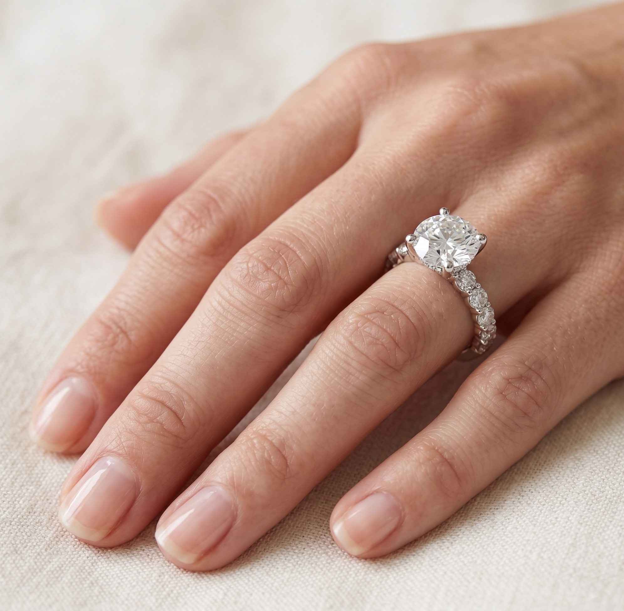 Silver Round Rhythm Ring