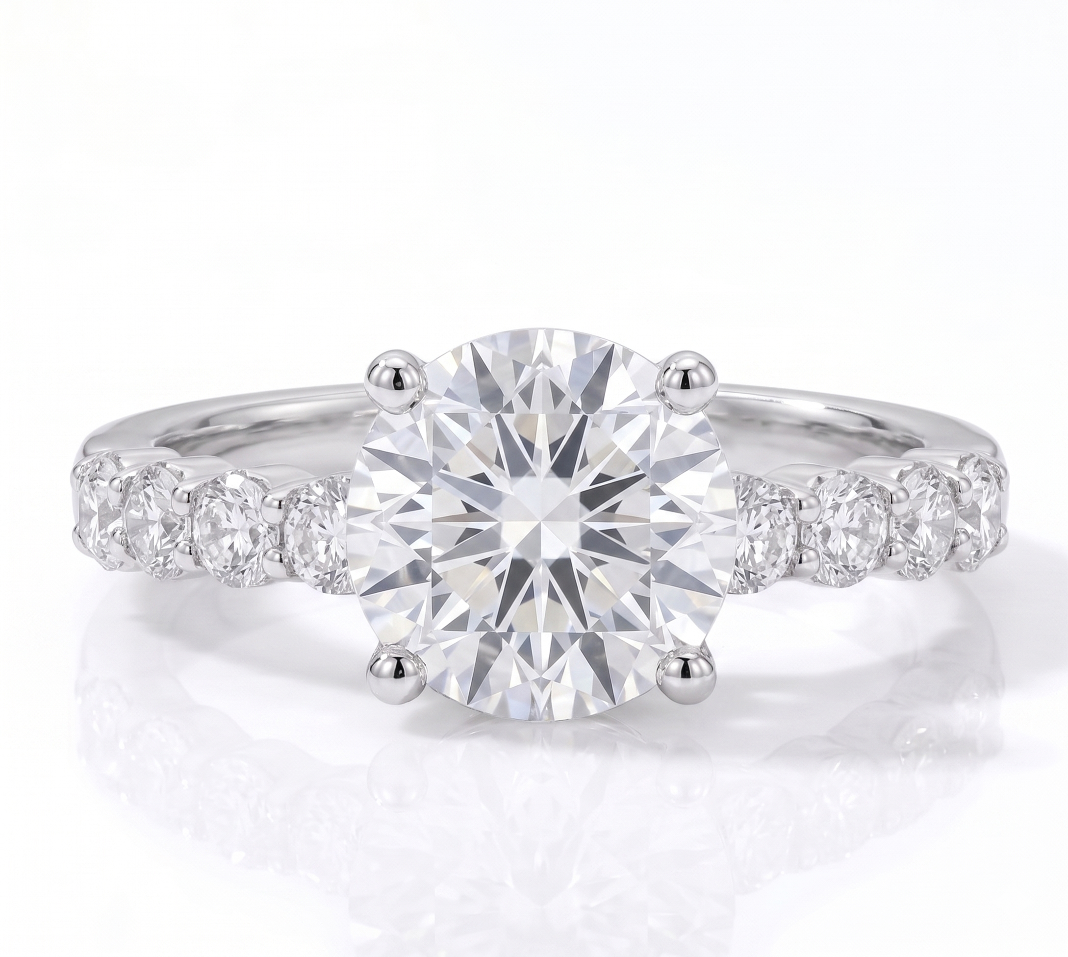 Silver Round Rhythm Ring