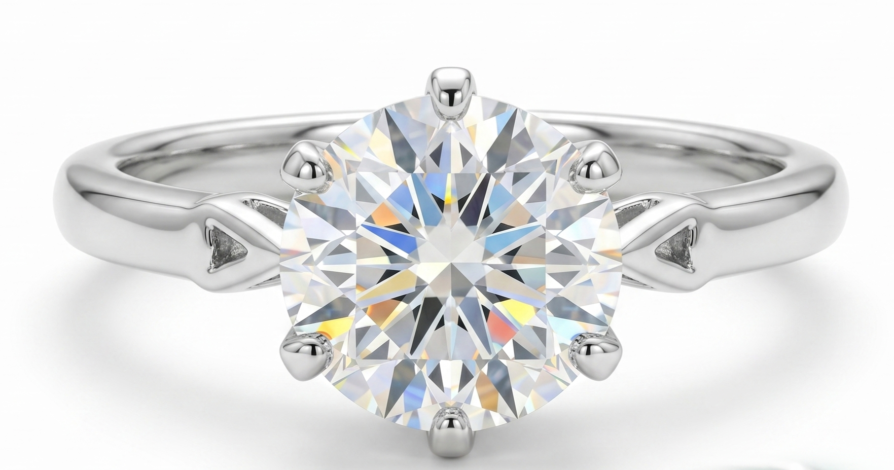 Silver Round Apex Ring