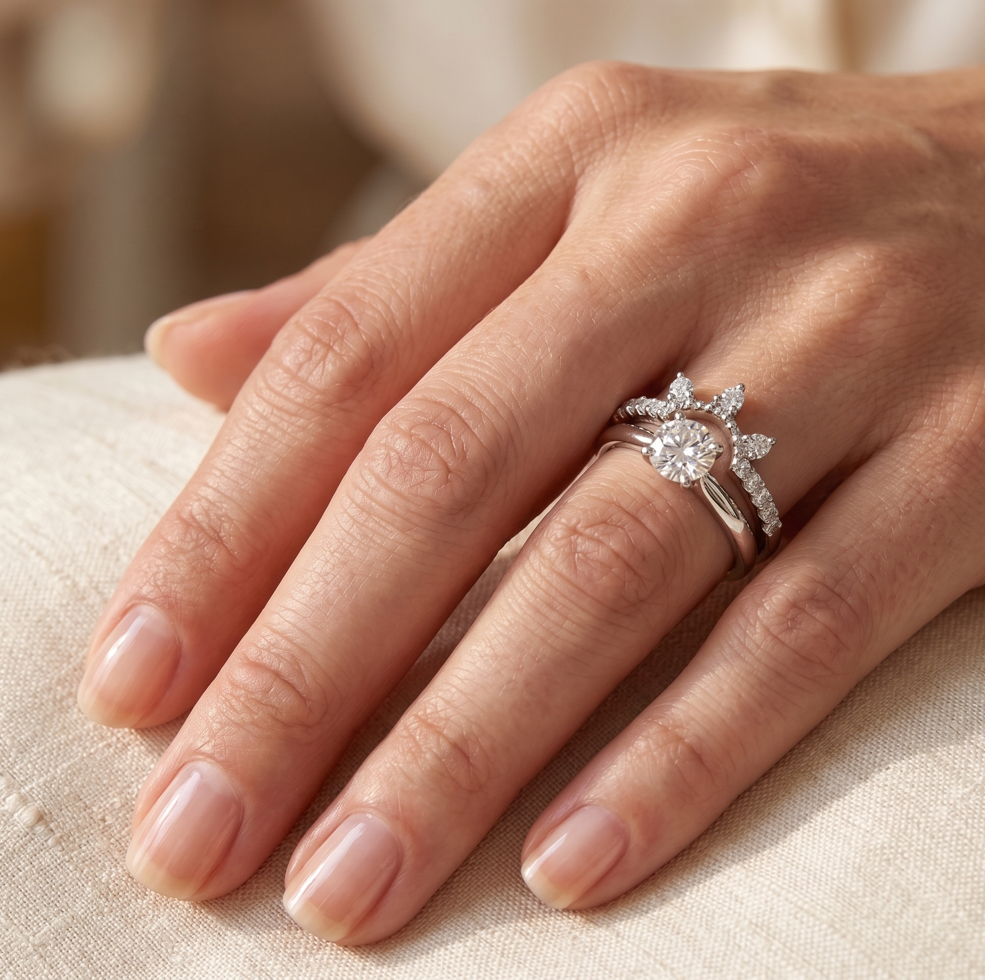 Silver Ambitious Crown Ring