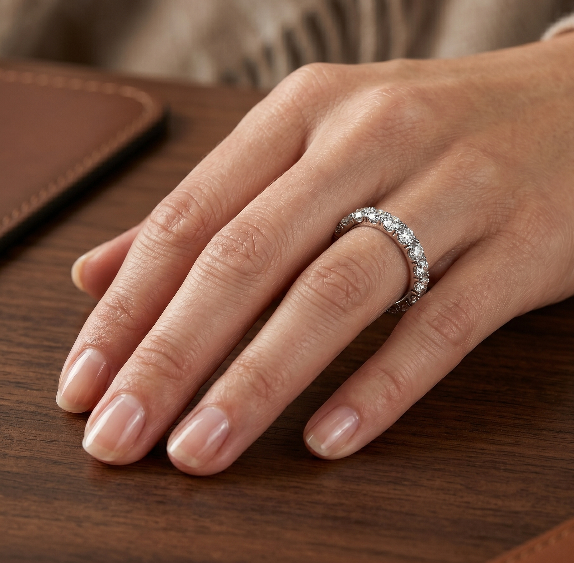 Silver Linea Band Ring