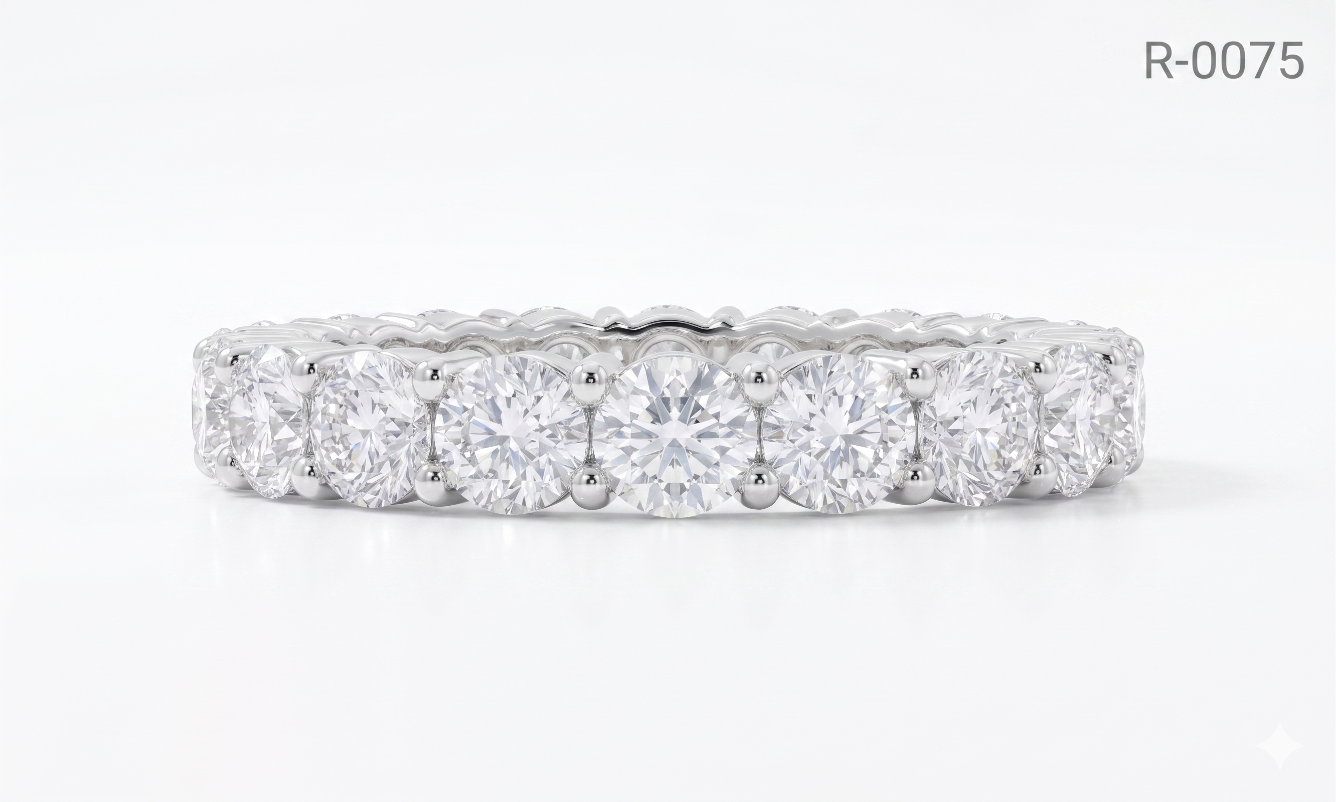 Silver Round Infinite Ring