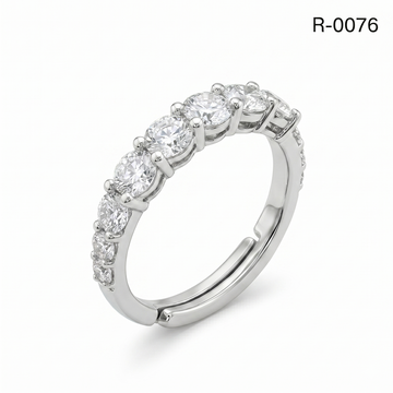 Silver Silent Luxury Ring
