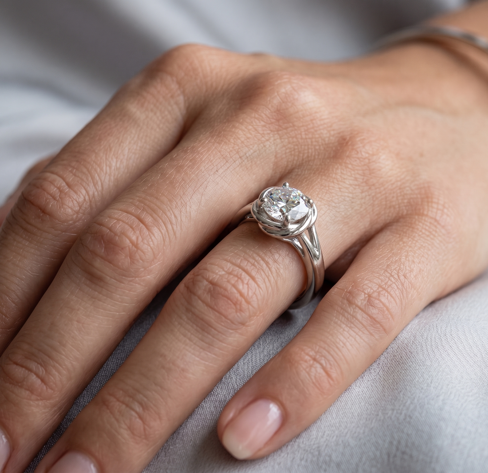 Silver Reef Swirl Ring