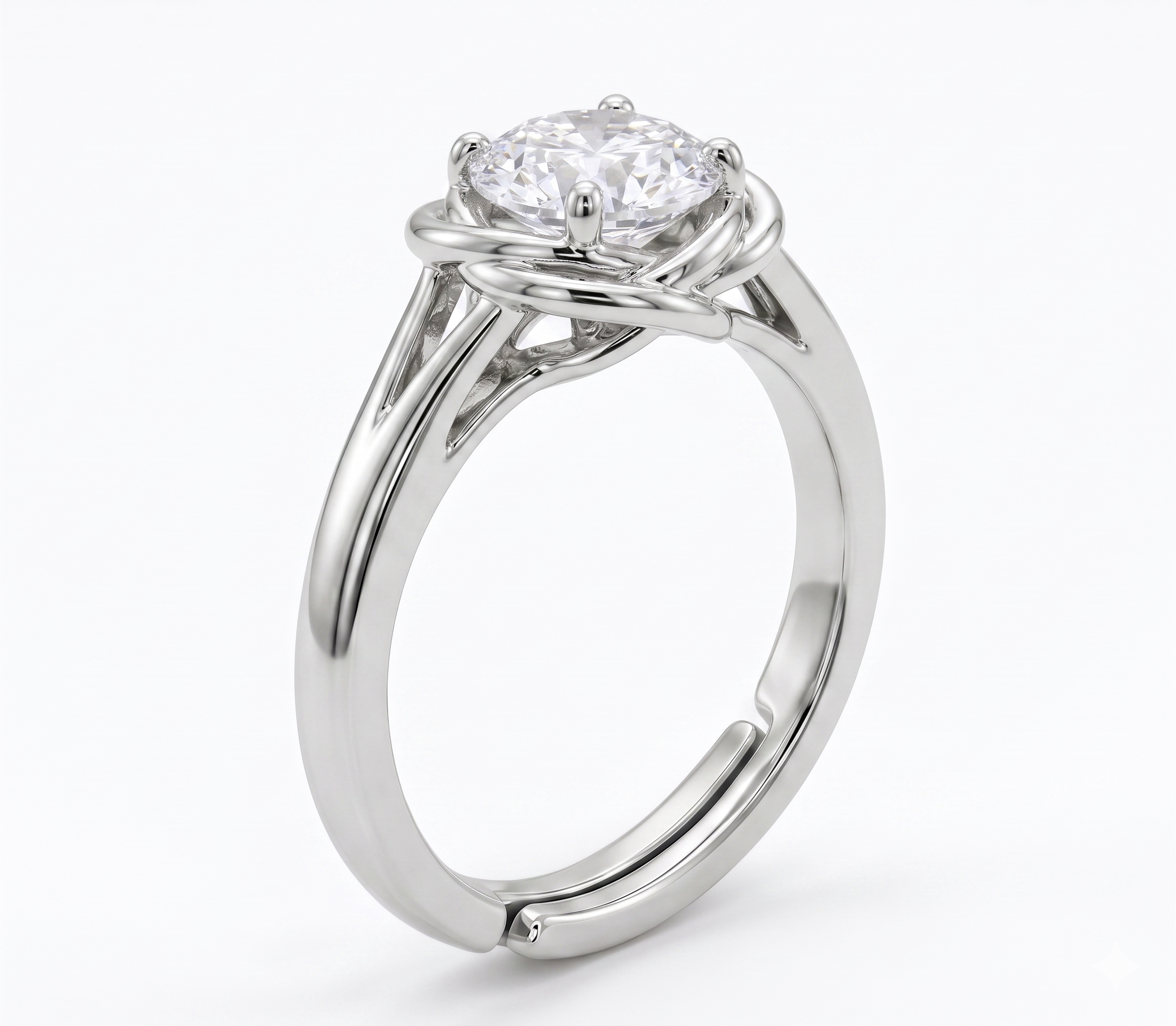 Silver Reef Swirl Ring