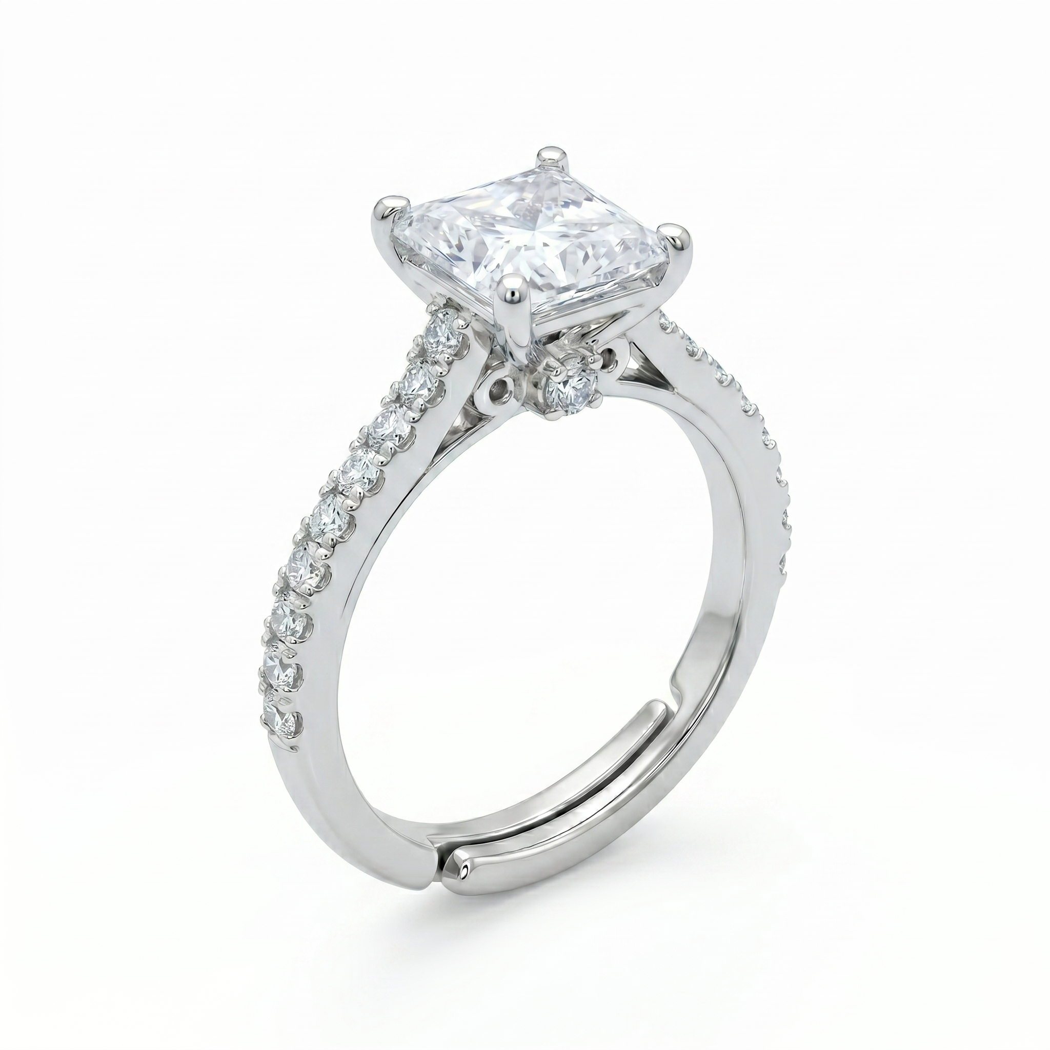 Silver Princess Vantage Ring