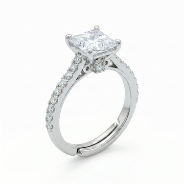 Silver Princess Vantage Ring