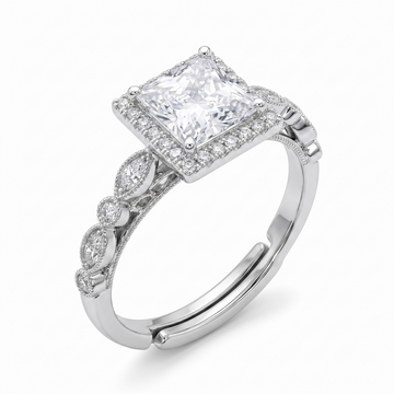 Silver Princess Heritage Ring