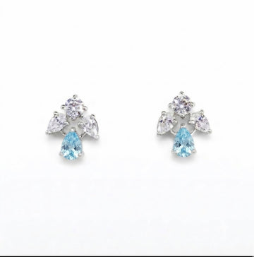 Royal Teardrop Cluster Studs