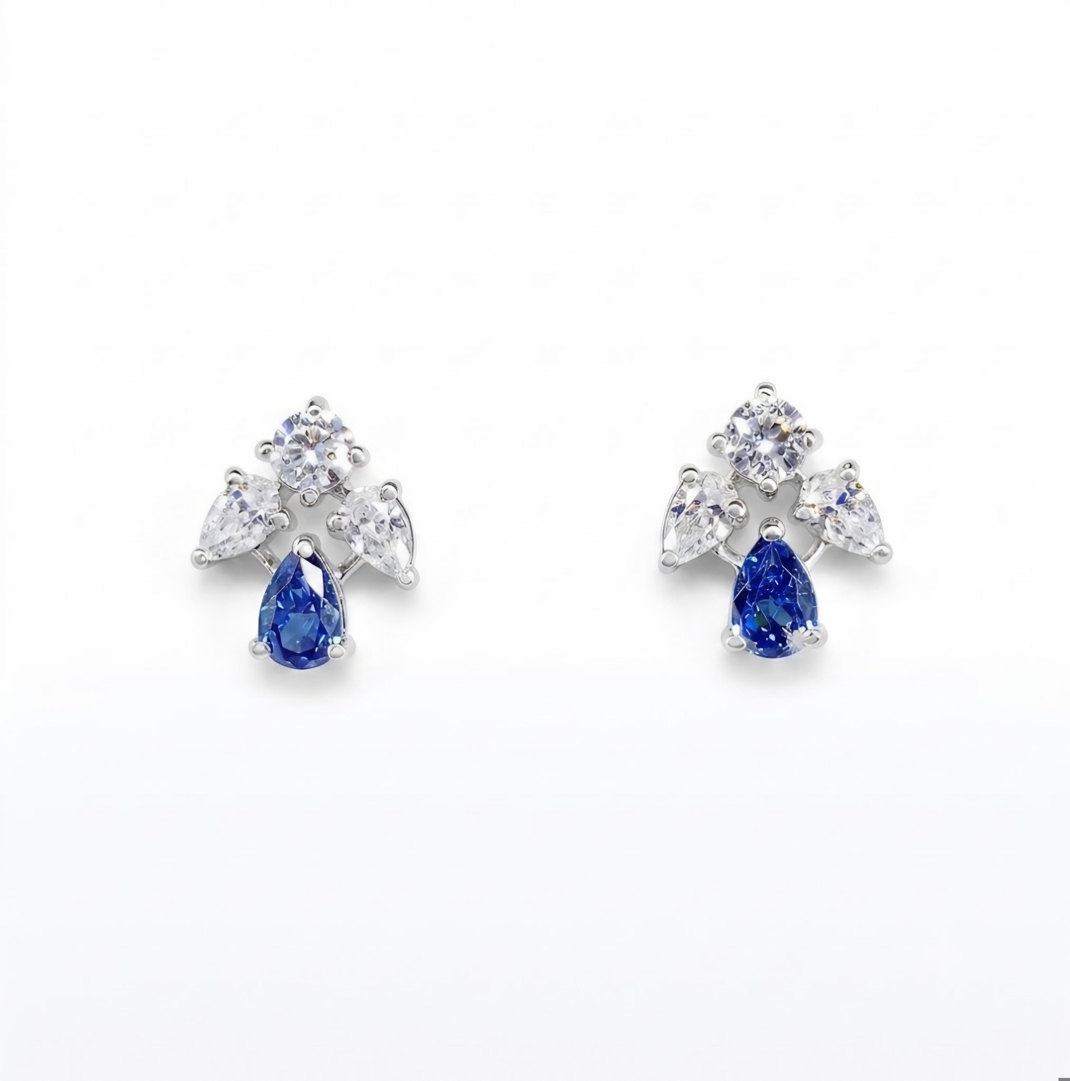Royal Teardrop Cluster Studs