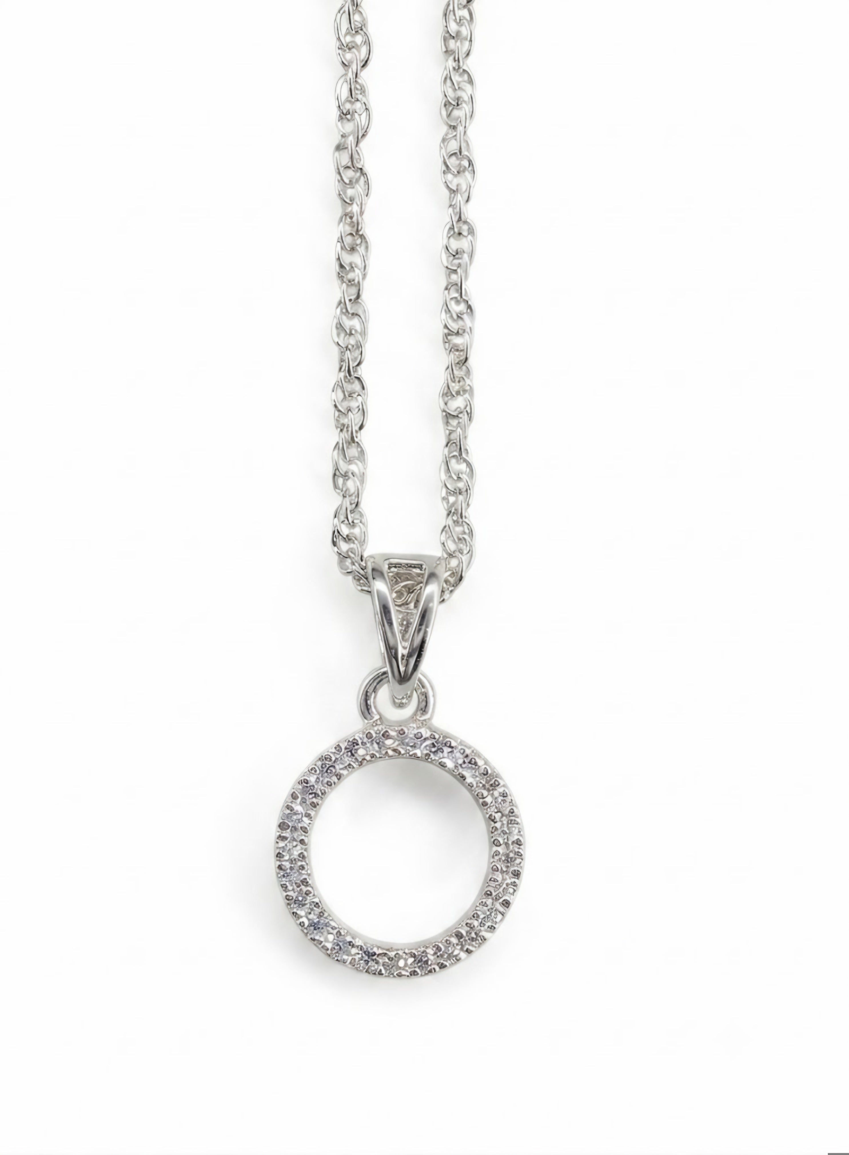 The Eternal Halo Circle Pendant
