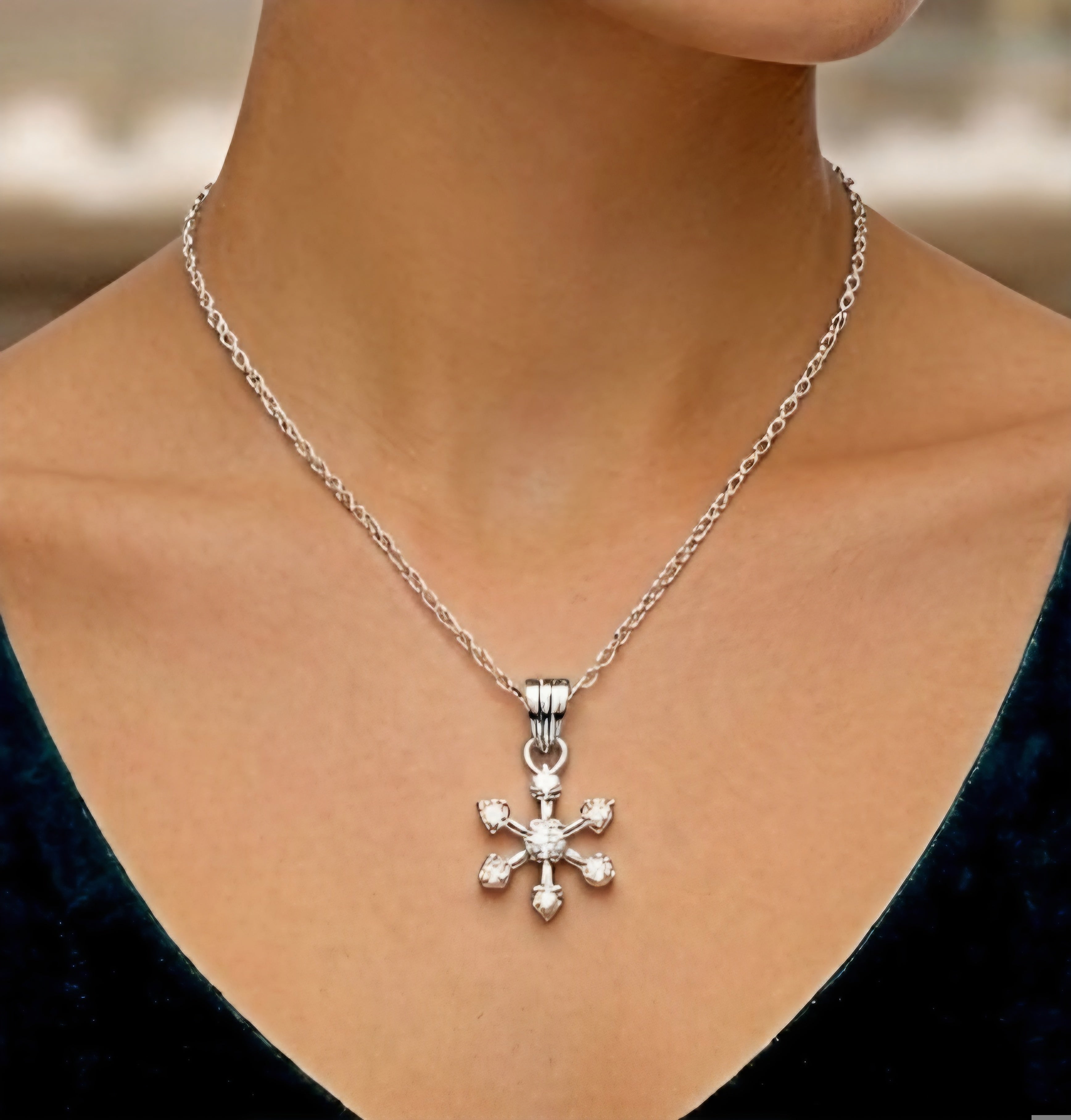 Winter Wonderland Snowflake Pendant